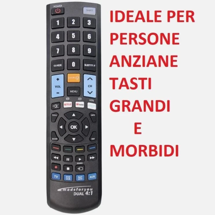 TELECOMANDO UNIVERSALE SHARP; CLICCA SUL TUO MODELLO E LO RICEVERAI GIA' PRONTO - Immagine 3 di 4