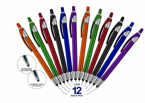 Stylus Pen with Ball Point Pen, For Touchscreen Devices, Choose size and color - Picture 11 of 24