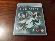 Injustice: Gods Among Us (Sony PlayStation 3, 2013) With Manual