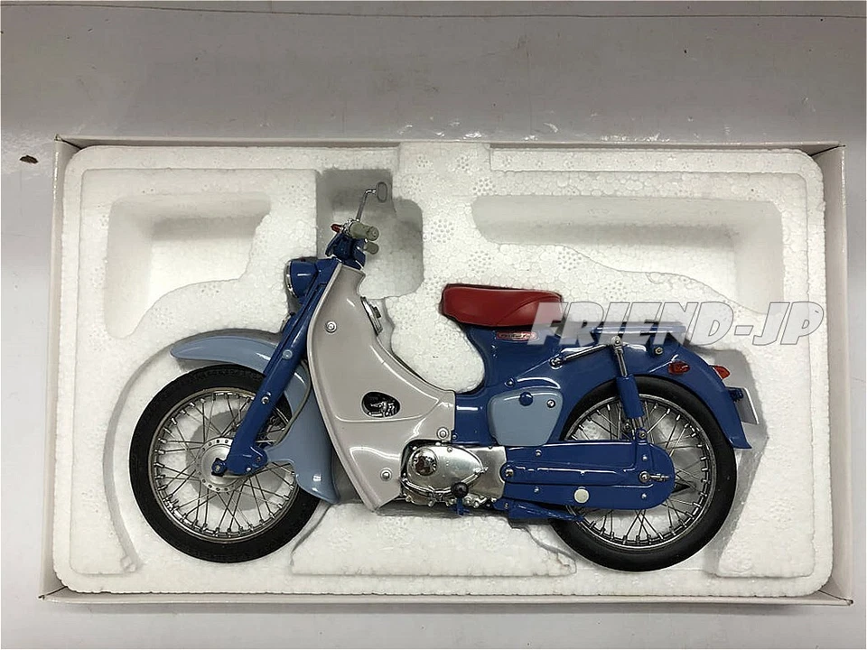EBBRO 1/10 Scale Honda SUPER CUB 1958 Blue w/Original Box - Image 3 of 4