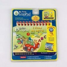 Leap Frog My First LeapPad: I Know My ABCs Interactive Book & Cartridge Sealed 