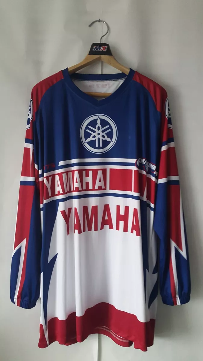 Camiseta Personaliza De Colecci n Motocross YAMAHA YZ Equipo de Carreras Mangas Largas Talla L XL
