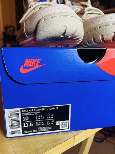 Sz 10 Nike Air Trainer 1 La Familia Tan Bo Jackson SC Max Zoom Chlorophyll - Picture 3 of 15