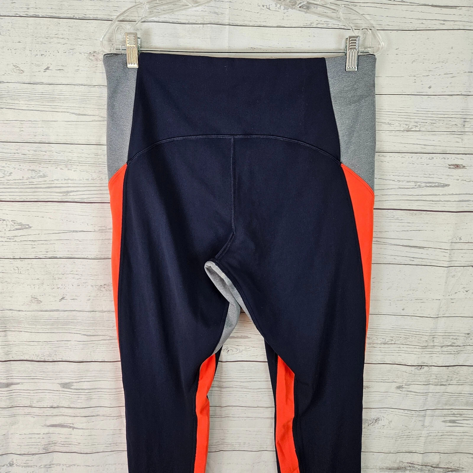athleta crest colorblock high rise leggings