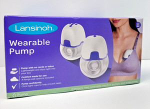 Lansinoh Hands- Lightweight & Portable Wearable Breast Pump -