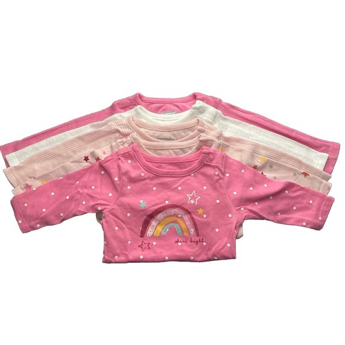 Baby Mädchen Langarm Body Paket Größe 0-3 Monate