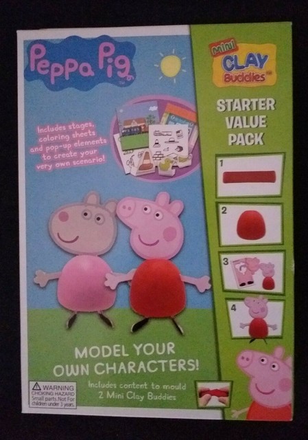 peppa pig clay buddies