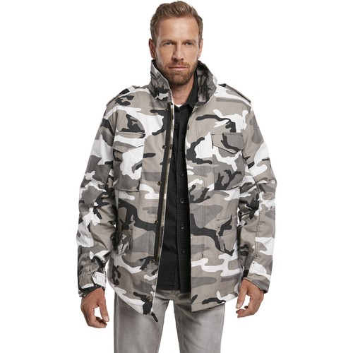 Brandit M-65 Field Jacket Winter Jacket Anorak Hood Collar Army Water-Repellent - Picture 48 of 71