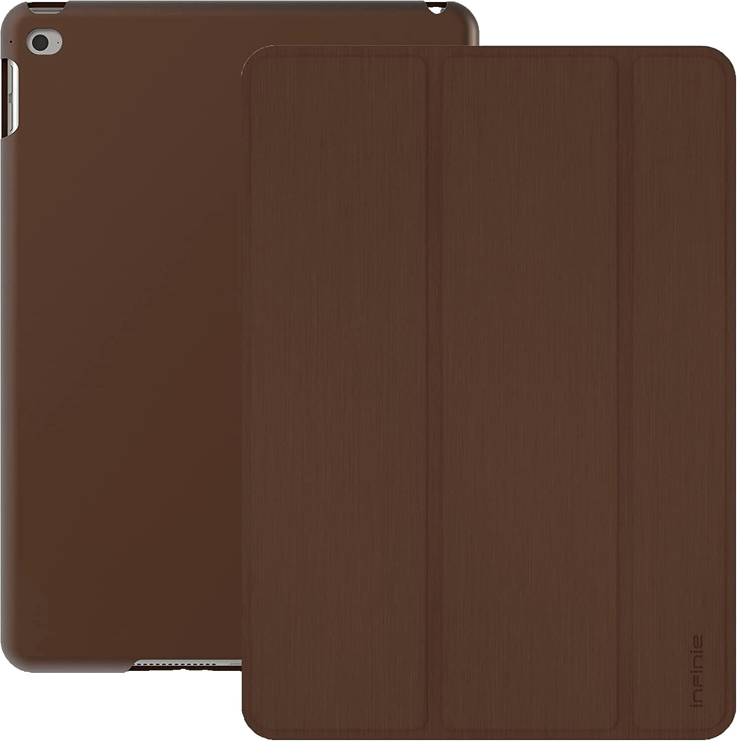 Fundas, cubiertas de cuero marrón y Folios Teclado Para iPad Air 2