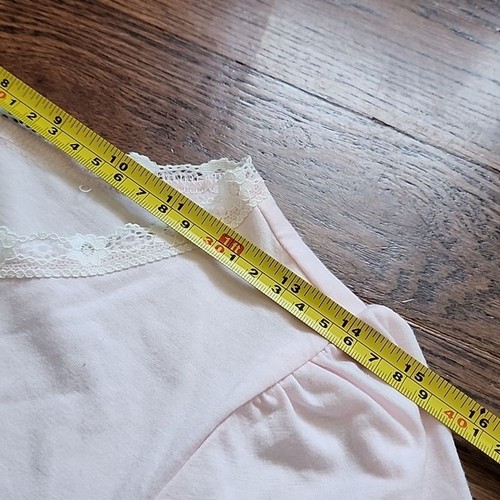 Lindo top de encaje ROMWE Coquette para mujer talla pequeña rosa en polvo Kawaii - Imagen 6 de 10