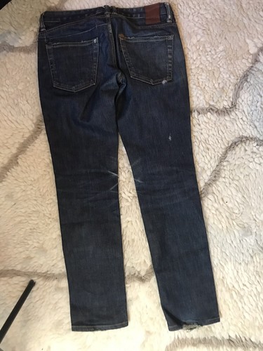 Chimala Japanese Denim Distressed Slim Fit Blue Jeans Gr. 26 - Bild 2 von 5