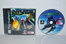 RayStorm (Sony PlayStation 1, 1997) PS1 PSOne PSX 2 3 CIB Black Label RARE