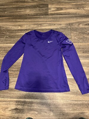nike purple compression shirt