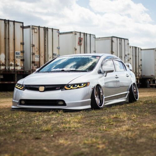 FULL LED Headlights Tail Lights For 06-11 Honda Civic Sedan 4DR Front Rear Lamps - Picture 20 of 24