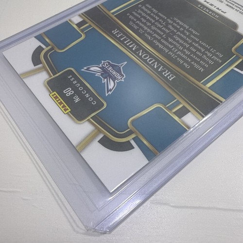 2023-24 Panini Select Brandon Miller Blue Cracked Ice Prizms RC Concourse #80 - Imagen 7 de 7