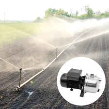 1.5HP Shallow Well Pump Garden Jet Pump Garden Lawn Irrigation Booster Jet Pump