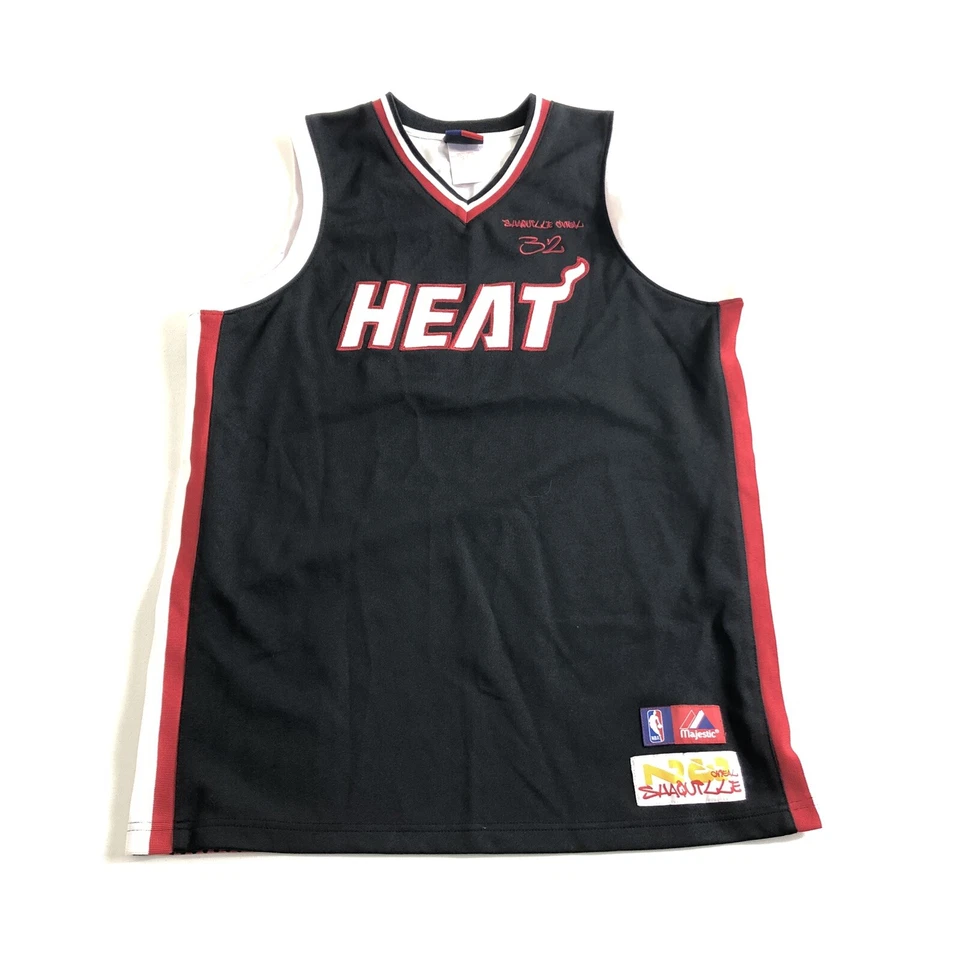 Miami Heat Shaquille O’Neal Shaq Photo Back Throwback Jersey Size Youth 18/20 - Image 2 of 4