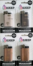 DJEEP Pocket Lighters, EXPLORE Collection, 4 Count Pack of Disposable Lighters