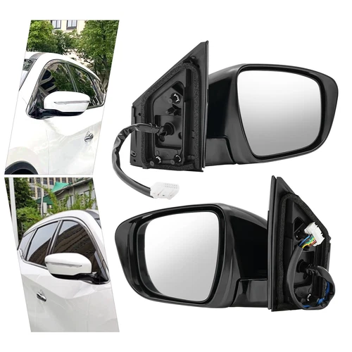 For 2015-2020 Nissan Murano Door Mirror Left & Right Side Pair Mirror Set White