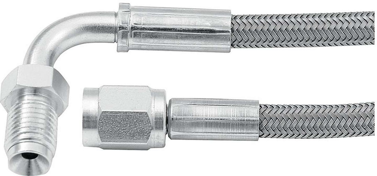 Aeroquip -04 Teflon Hose 36in Str-90 Deg Aeroquip -04 Teflon Hose 36in Str-90 Deg