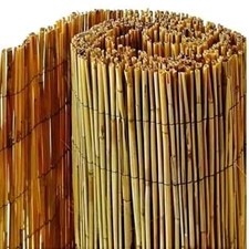 Natural Reed Fence Screening Roll Garden Privacy 4m Length 5 Sizes Fencing Panel