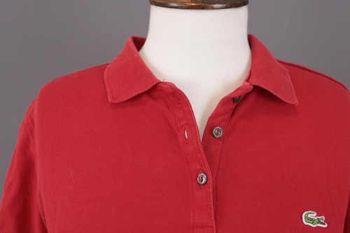 LACOSTE Classic Fit Red A-Line Tennis Polo Short Dress Size 6 - Picture 6 of 16