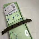 OFF-WHITE Rubber Logo Bracelet Green Black Brand New Genuine #F15