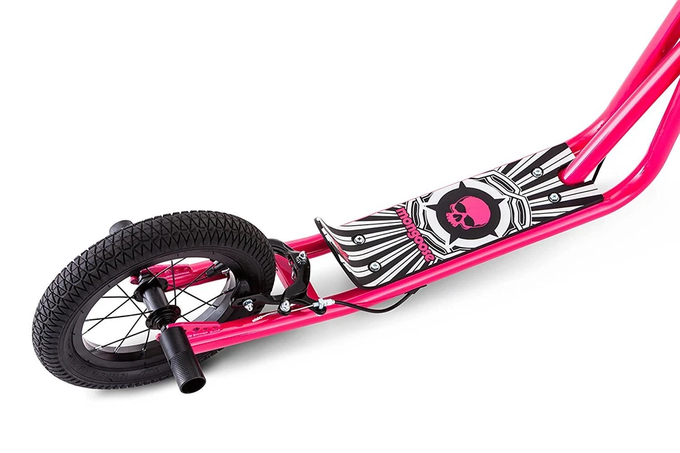 粉色 Mongoose Expo 滑板车 12 英寸车轮 BMX 自由式转子手刹脚甲板  — 第 3/4 张图片