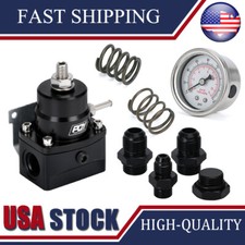 An8 Feed An6 Return Line Fuel Pressure Regulator W Boost Reference Gauge 3-70