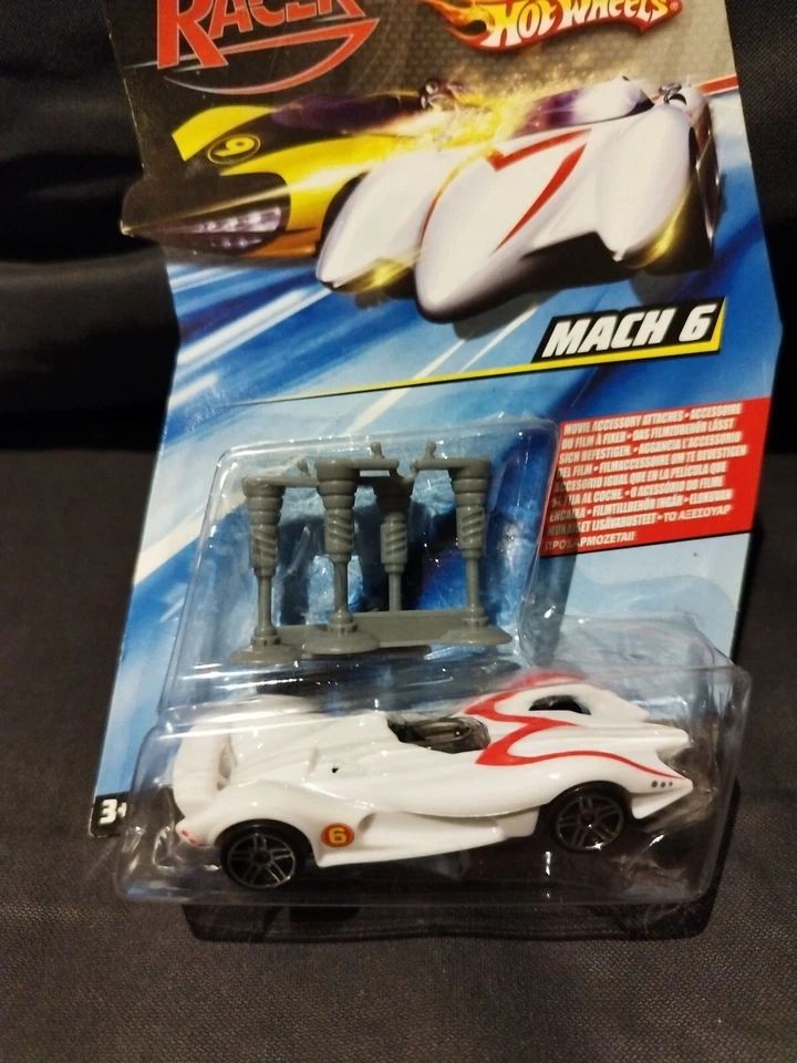  Hot Wheels 2007 Speed Racer MACH 6 with Movie Accessory Jump Jacks M5923 - Immagine 2 di 2