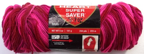Red Heart Assorted Variegated Yarn (Any Color) Complete/Partial, 1 Skein - Picture 68 of 172