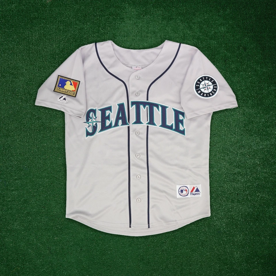 Alex Rodriguez 1994 Seattle Mariners Men's Road Grey Jersey w/ MLB 125th Patch - Image 2 of 4
