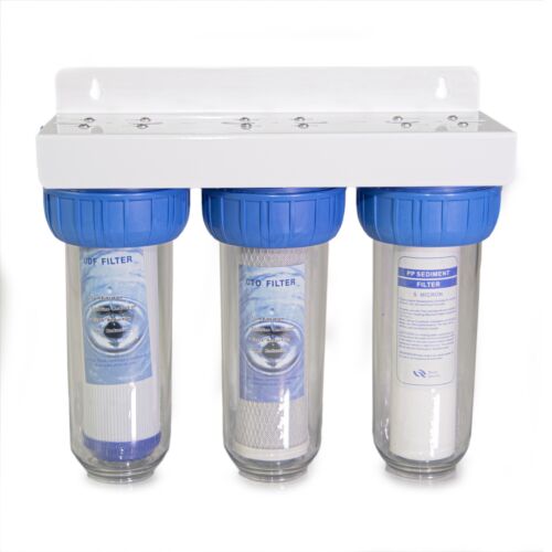 FILTRO ACQUA SISTEMA TRIPLA CARTUCCIA FILTRAZIONE STADI NW-BR10B4 DEPURAZIONE - Imagen 19 de 35