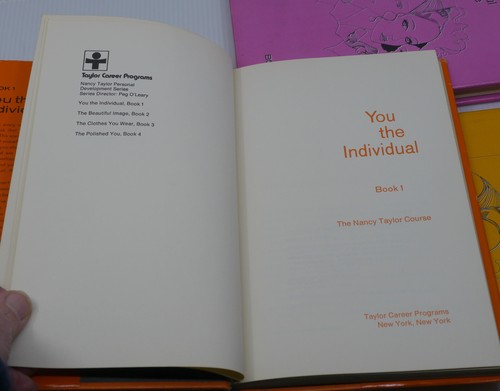 4 1971 NANCY TAYLOR COURSE BOOKS, 1ST PRINT, HD, DJ, TRAINING FOR WOMEN, BEAUTY - Imagen 7 de 8