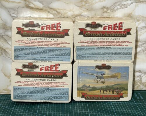 Vintage Castella Panatellas British Aviation Collectors Cards 2 X Sealed Packs - Bild 3 von 6
