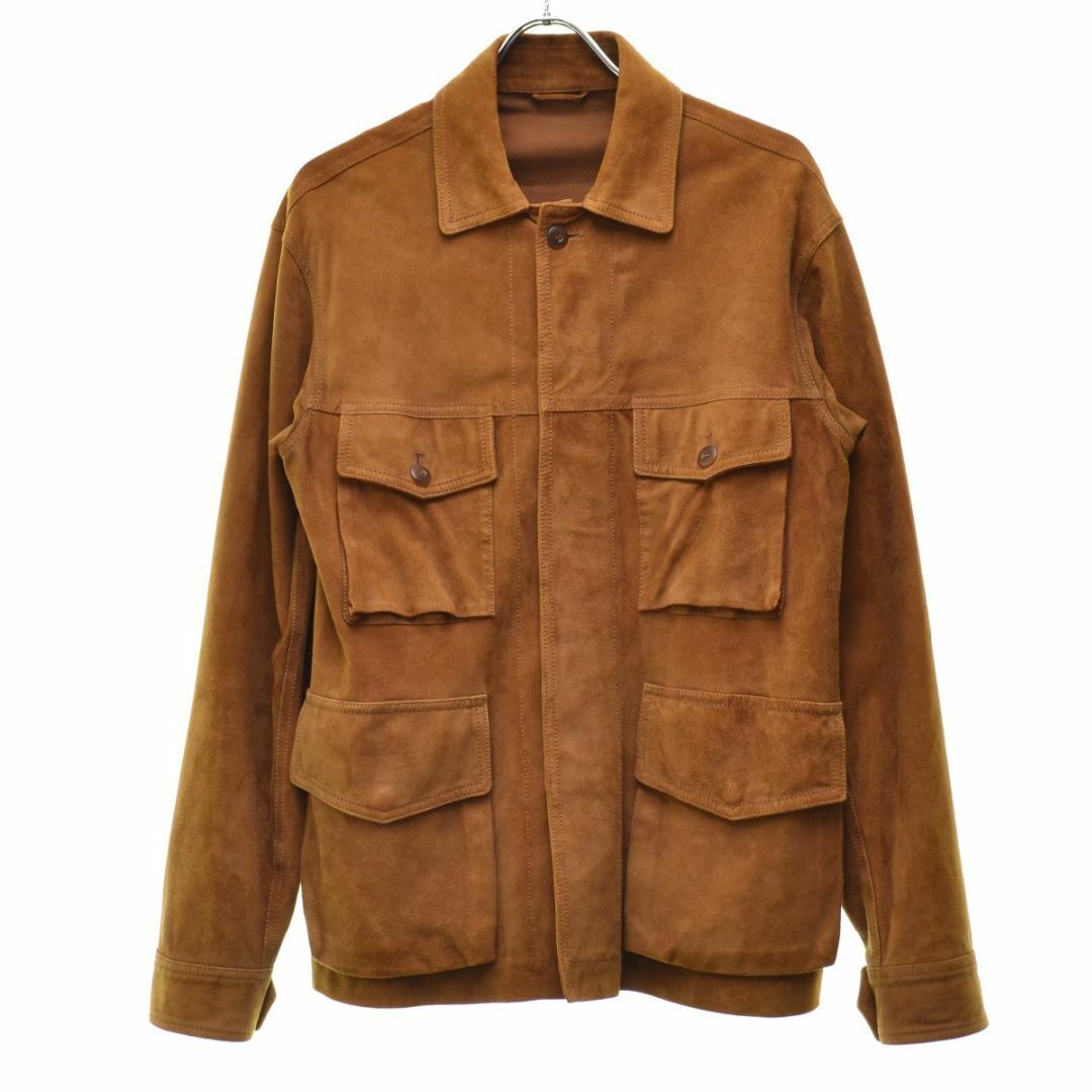 VALSTAR] GKL-1728 FIELD JACKET Goat Suede Blouson Leather