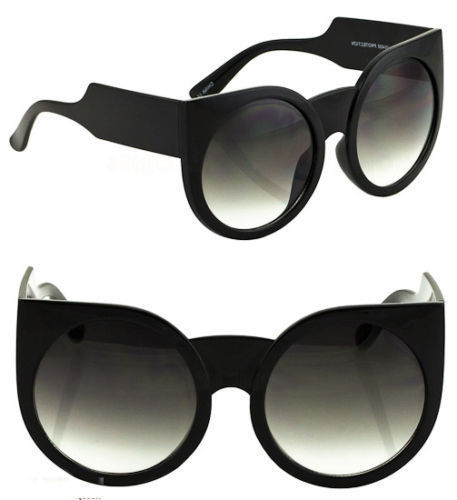 Übergroße quadratische Katzenauge runde Wölfe dicker Arm WaYFe modische Sonnenbrille 6035 L - Bild 6 von 13