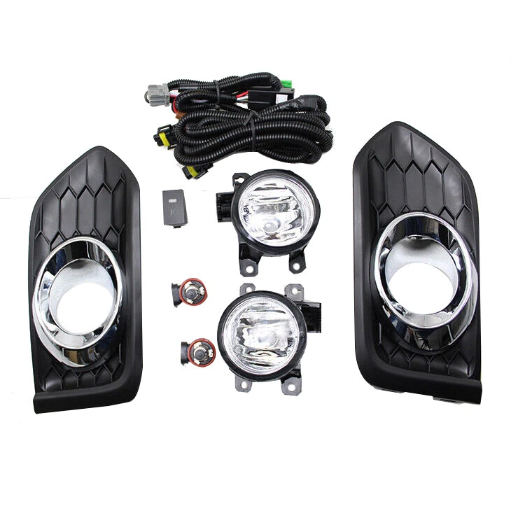 Luz antiniebla de lámpara de conducción de parachoques con kits de cableado de cubierta para Honda City 2017 2018 2019 Foto 3 de 3
