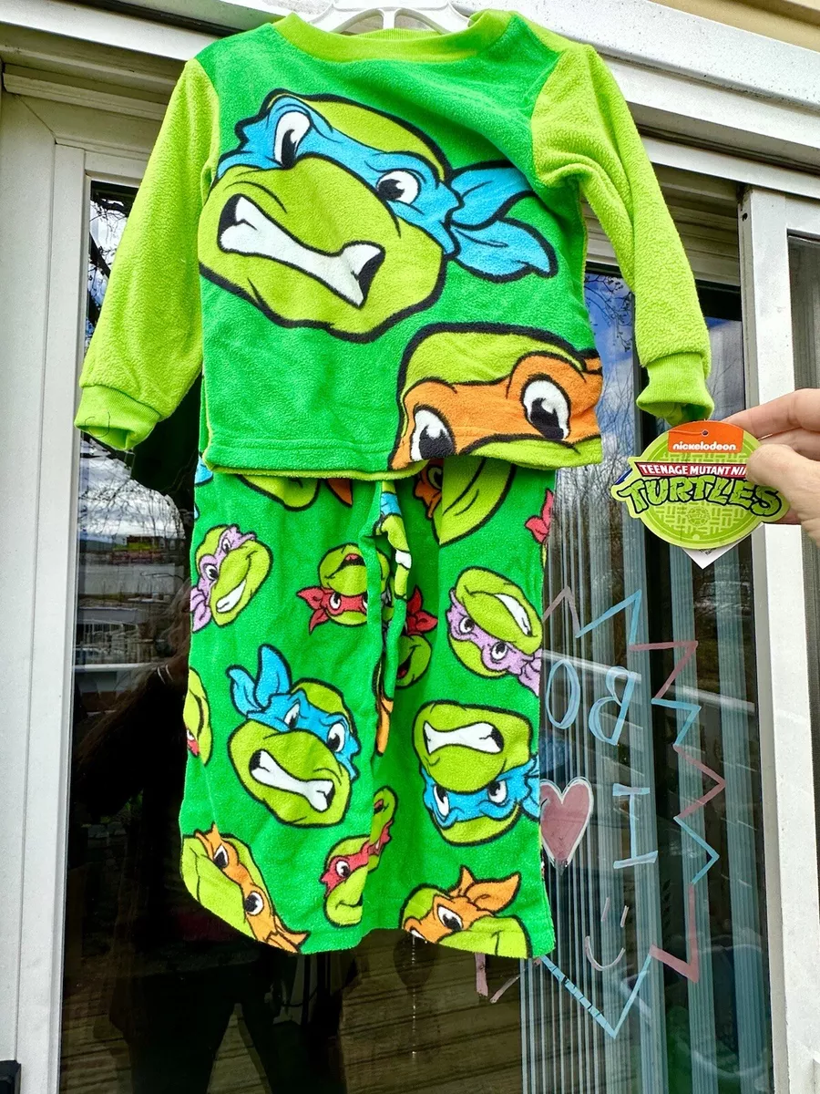 Teenage Mutant Ninja Turtles TMNT Nickelodeon Pajama Set Boys Size 3T