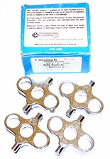 IEC TRUNNION RINGS, MODEL 355, BOX OF EIGHT, THREE PLACE, MATCHED WEIGHTS, NEW