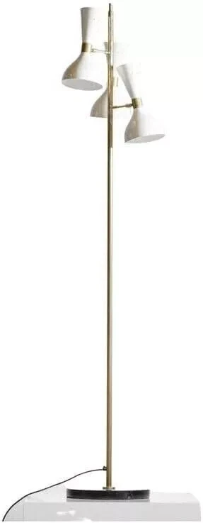 Lámpara de pie moderna estilo italiano lámpara de latón lámpara de tres brazos lámpara ajustable Foto 3 de 4