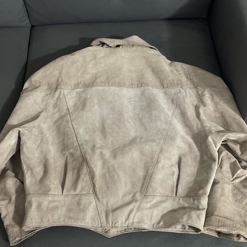 G-III Vintage beige Krokodilleder geknöpft Jacke, Taschen Größe M # 9 - Bild 14 von 17