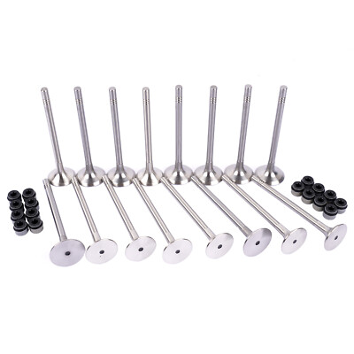 8x Intake Valves & 8x Exhaust Valves Kit for VW Audi 2.0 TDI 03L109601 03L109611