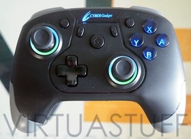 Cyber Gadget HG Wireless Controller Black Gamepad Switch, RetroFreak, PC, tested