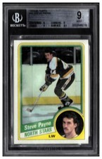 1984-85 Topps #80 Steve Payne Beckett 9 North Stars Graded BGS 9  