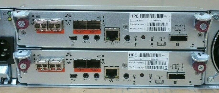 HP MSA 2040 Modular Smart Array SAN with Dual Controller 10Gb iSCSI 8Gb 24-Bay - Image 3 of 4
