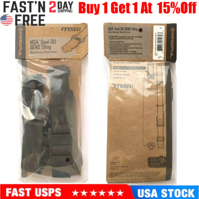 #ad Magpul MS4 GEN2 Dual QD Two Point Multi Mission Tactical Sling Black MAG518 $21.99
