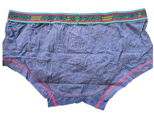 Andrew Christian Hombres Grande AC9622 con Show It Boxer Gris Sin Etiquetas Ropa Interior Masculina - Imagen 2 de 10