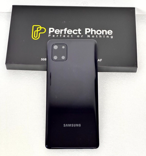 SAMSUNG NOTE 10 LITE N770 BACK GLASS REAR COVER LENS WITH ADHESIVE REPLACEMENT - Picture 5 of 7
