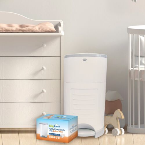 Diaper Pail Refills Compatible with Dekor Plus Pails Holds 2320 Diapers (4 Pack) - Picture 7 of 8
